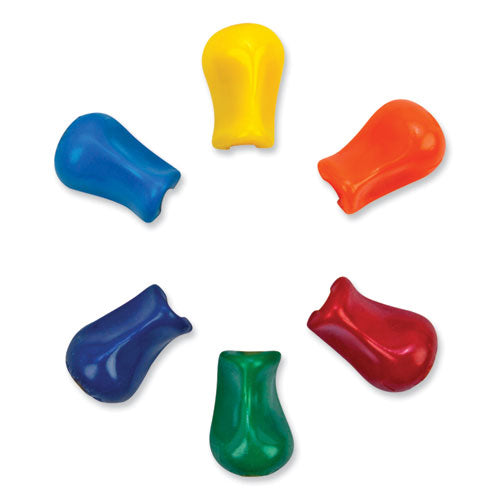 Image of TPG Creations Original Grip, 2.1" Long, Assorted Colors, 6/Pack