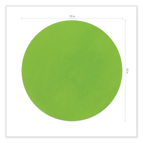 Image of Pacon® Self Stick Dry Erase Circles, 10" x 10", Assorted Surface, 10/Pack