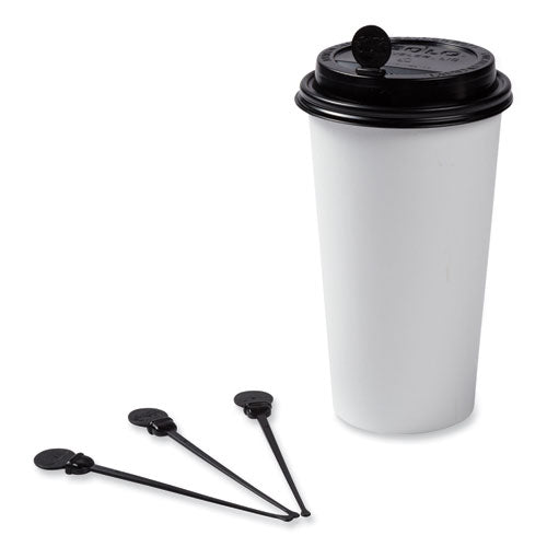 Image of AmerCareRoyal® Beverage Plugs, 4.75", Black 2,000/Carton