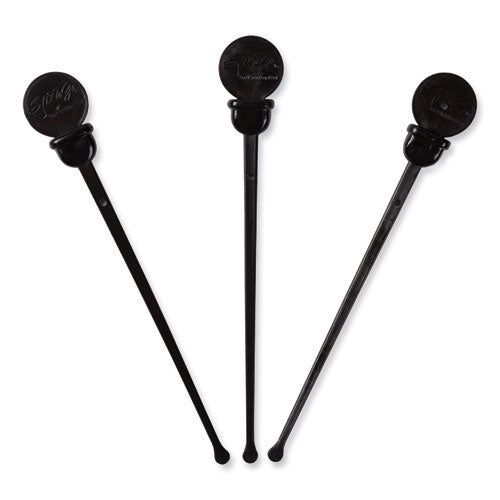 Image of AmerCareRoyal® Beverage Plugs, 4.75", Black 2,000/Carton