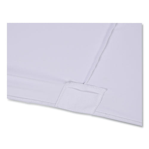 Image of Iceberg iGear Fabric Table Cover, Polyester, 30 x 72, White