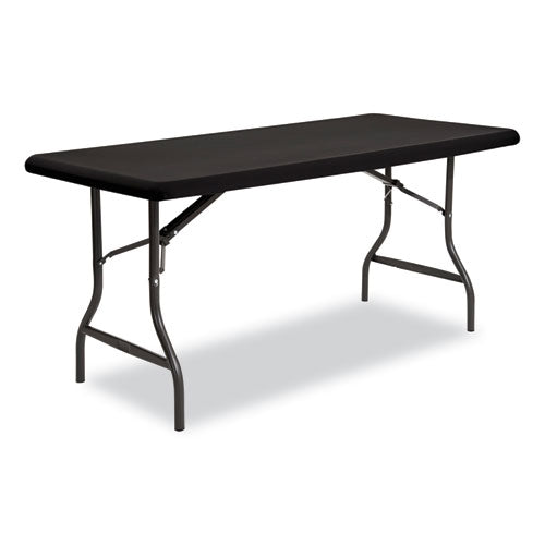 Image of Iceberg iGear Fabric Table Top Cap Cover, Polyester, 30 x 96, Black