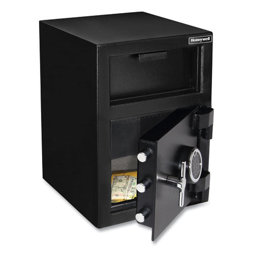 Image of Honeywell Steel Depository Safe with Digital Lock, 14 x 15.2 x 20.2, 1.06 cu ft, Black