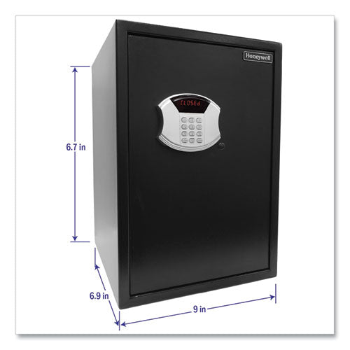 Image of Honeywell Digital Steel Security Safe with Drop Slot, 15 x 7.8 x 22, 2.87 cu ft, Black