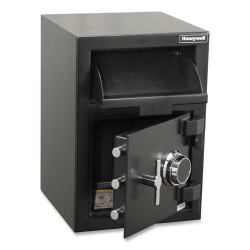 Image of Honeywell Steel Depository Safe with Combo Lock, 14 x 14.2 x 20, 1.06 cu ft, Black