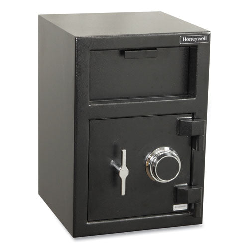 Image of Honeywell Steel Depository Safe with Combo Lock, 14 x 14.2 x 20, 1.06 cu ft, Black