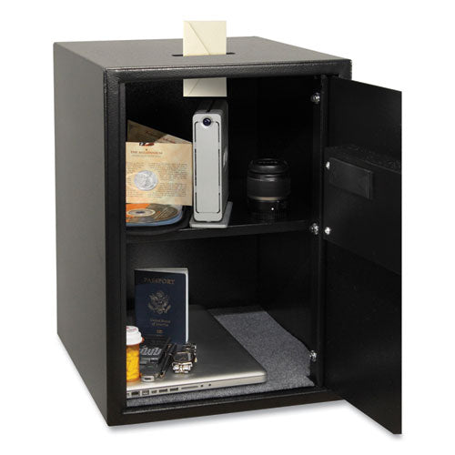 Image of Honeywell Digital Steel Security Safe with Drop Slot, 15 x 7.8 x 22, 2.87 cu ft, Black