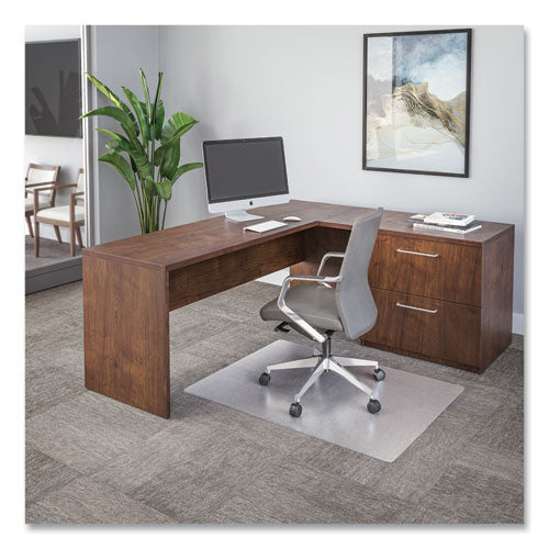 Image of deflecto® SuperGrip Chair Mat, Rectangular, 48 x 36, Clear, Ships Rolled