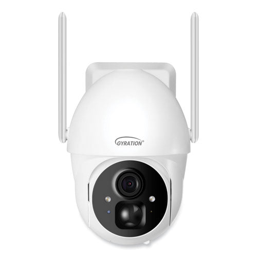 Image of Gyration® Cyberview 3020 3MP Smart WiFi Pan/Tilt Camera with Solar Panel, 2304 x 1296 Pixels