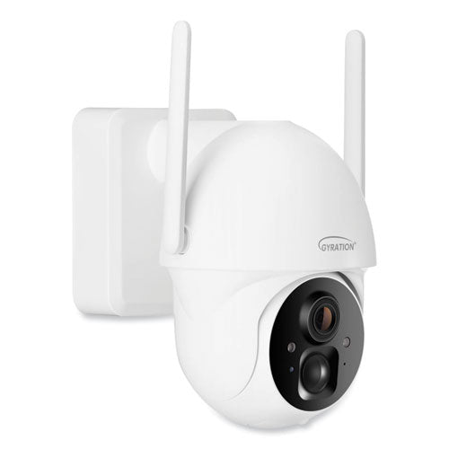 Image of Gyration® Cyberview 3020 3MP Smart WiFi Pan/Tilt Camera with Solar Panel, 2304 x 1296 Pixels