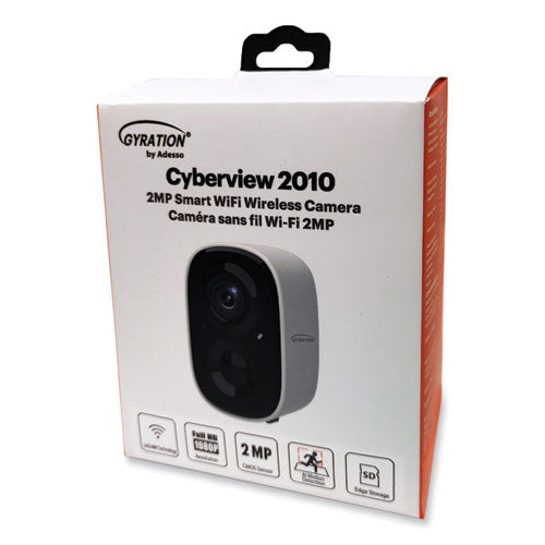 Image of Gyration® Cyberview 2010 2MP Smart WiFi Wireless Camera, 1920 x 1080 Pixels