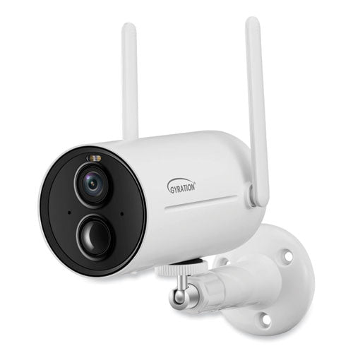 Image of Gyration® Cyberview 3010 3MP Smart Wifi Bullet Camera with Solar Panel, 2304 x 1296 Pixels