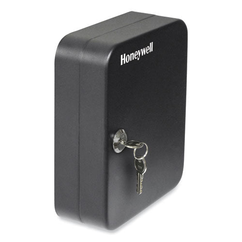Image of Honeywell 24-Slot Key Box, 6.3 x 2.9 x 7.8, Steel, Black