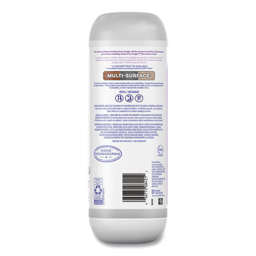 Image of Swiffer® PowerMop Refill Cleaning Solution, Lavender Scent, 25.3 oz Refill Bottle, 6/Carton