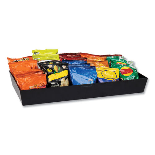 Image of Mind Reader Anchor Collection 5-Compartment Snack Organizer, 12 x 24 x 3.25, Black