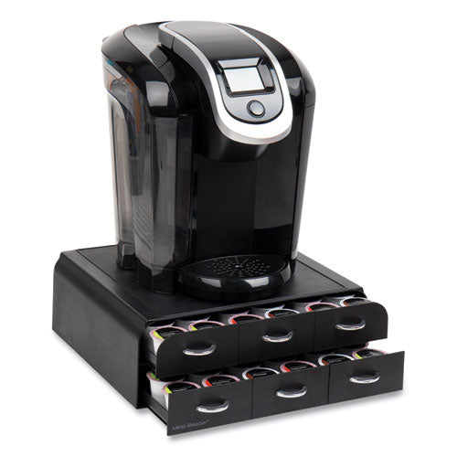 Image of Mind Reader 2-Tier 6-Drawer Single Serve Coffee Pod Drawer, 14 x 12.25 x 4.75, Black