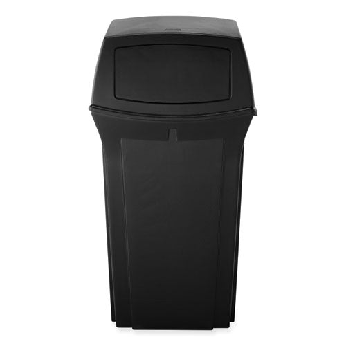Image of Rubbermaid® Commercial Ranger Fire-Safe Container, 45 gal, Structural Foam, Black