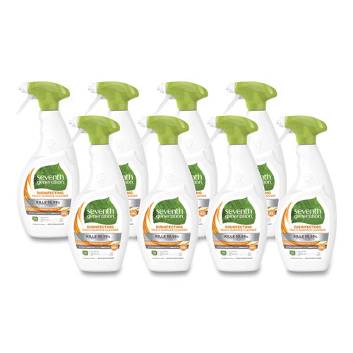 Image of Seventh Generation® Botanical Disinfecting Multi-Surface Cleaner, 26 Oz Spray Bottle, 8/carton