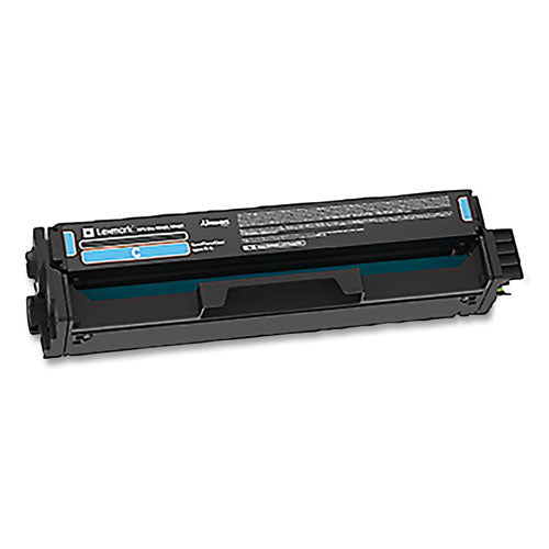 Image of Lexmark 20n10c0 Return Program Toner, 1,500 Page-Yield, Cyan