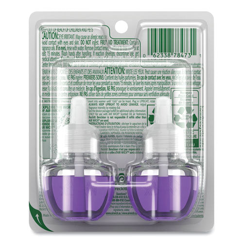 Image of Air Wick® Scented Oil Refill, Lavender and Chamomile, 0.67 oz, 2/Pack, 6 Packs/Carton