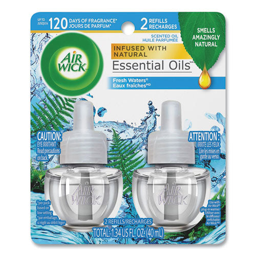 Image of Air Wick® Scented Oil Refill, Fresh Waters, 0.67 Oz, 2/pack