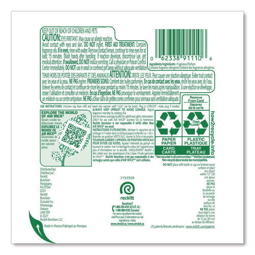 Image of Air Wick® Scented Oil Refills, Paradise Retreat, 0.67 oz, 2/Pack