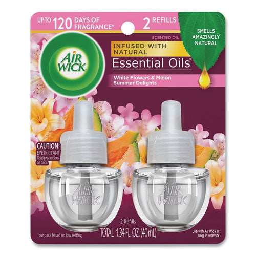 Image of Air Wick® Scented Oil Refills, Summer Delights, 0.67 oz, 2/Pack
