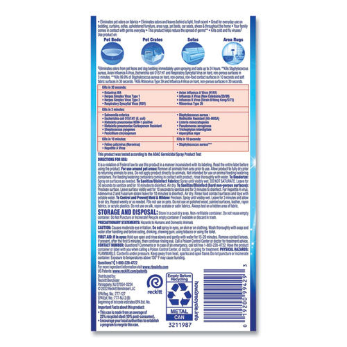 Image of LYSOL® Brand Disinfectant Spray II Pet Odor Eliminator, Fresh, 15 oz Aerosol Spray, 12/Carton