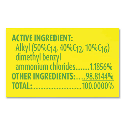 Image of LYSOL® Brand Clean and Fresh Multi-Surface Disinfectant Cleaner, Sparkling Lemon and Sunflower Essence, 144 oz Bottle, 4/Carton