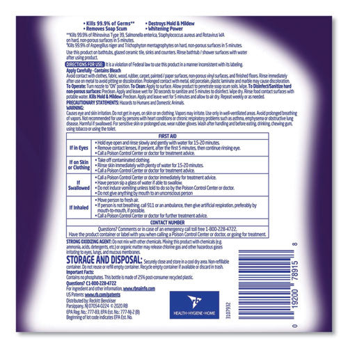 Image of LYSOL® Brand Mold And Mildew Remover With Bleach, 32 Oz Spray Bottle, 12/carton