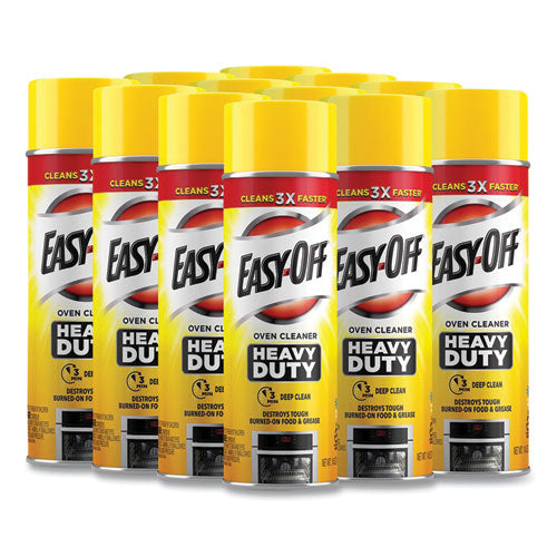 Image of EASY-OFF® Heavy Duty Oven Cleaner, Fresh Scent, Foam, 14.5 Oz Aerosol Spray, 12/carton
