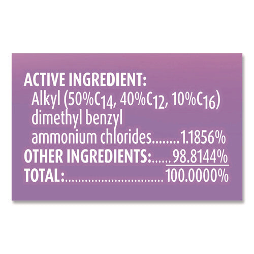 Image of LYSOL® Brand Clean and Fresh Multi-Surface Disinfectant Cleaner, Lavender and Orchid Essence, 144 oz Bottle, 4/Carton