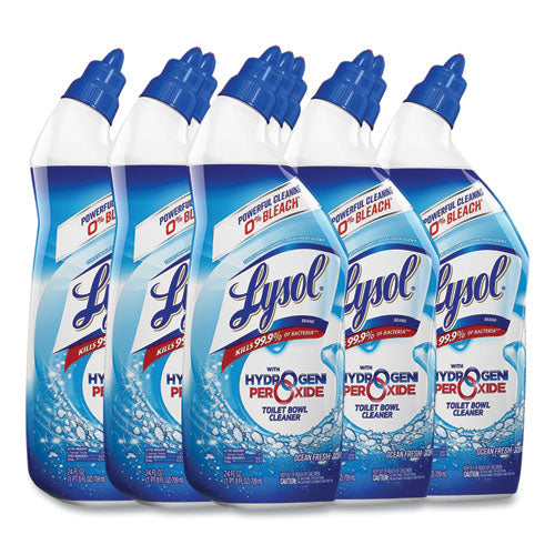 Image of LYSOL® Brand Toilet Bowl Cleaner With Hydrogen Peroxide, Ocean Fresh Scent, 24 Oz, 9/carton