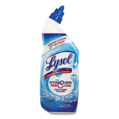 Image of LYSOL® Brand Toilet Bowl Cleaner With Hydrogen Peroxide, Ocean Fresh Scent, 24 Oz, 9/carton