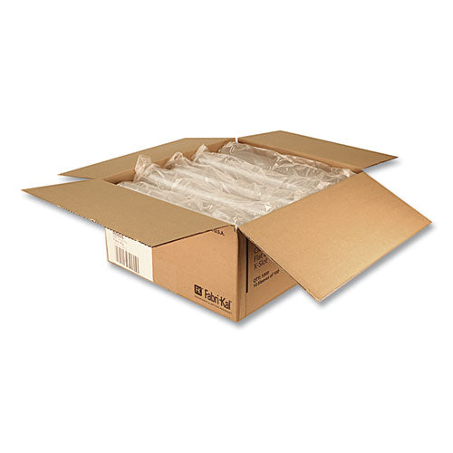 Image of Fabri-Kal® Greenware Cold Drink Lids, X-Slot, Fits 12 oz to 20 oz Cold Cups, Plastic, Clear, 1,000/Carton