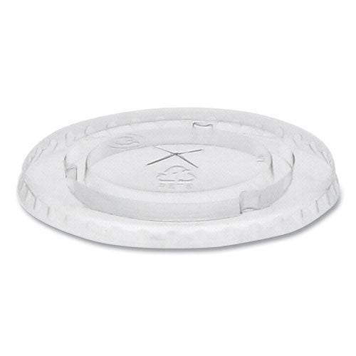 Image of Pactiv Evergreen Cold Cup Lids, Fits 12 oz/14 oz/16 oz/20 oz Cold Cups, Plastic, Clear, 1,680/Carton