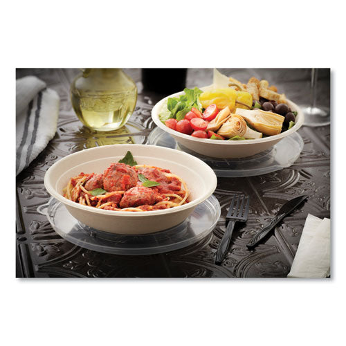 Image of Pactiv Evergreen EarthChoice Fiber-Blend Bagasse Dinnerware, Bowl, Sugarcane, 32 oz, Natural, 400/Carton