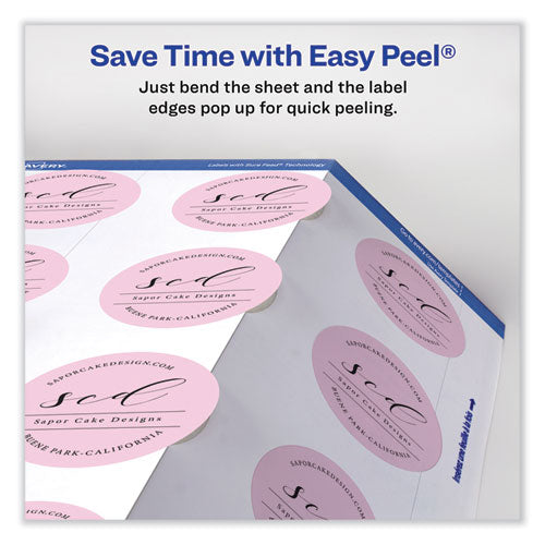 Image of Avery® Laser/Inkjet Media Labels, Inkjet/Laser Printers, 2 x 2, White, 12 Labels/Sheet, 10 Sheets/Pack