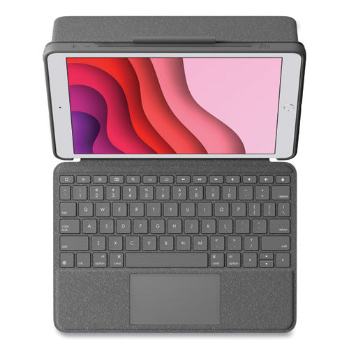 Image of Logitech® Combo Touch iPad Keyboard Case for iPad 7th, 8th, and 9th Generation