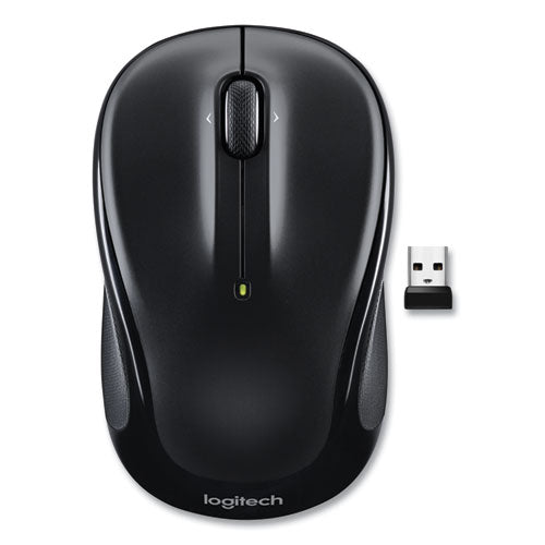 Image of Logitech® M325S Wireless Mouse, 2.4 GHz Frequency, 32.8 ft Wireless Range, Left/Right Hand Use, Black