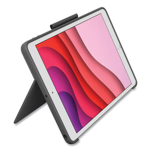 Image of Logitech® Combo Touch iPad Keyboard Case for iPad 7th, 8th, and 9th Generation