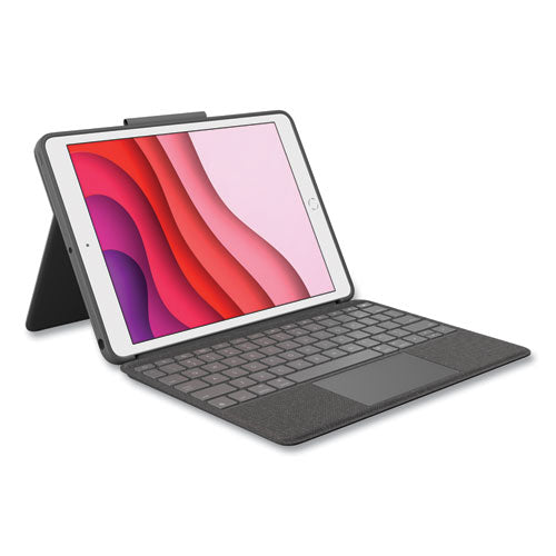Image of Logitech® Combo Touch iPad Keyboard Case for iPad 7th, 8th, and 9th Generation