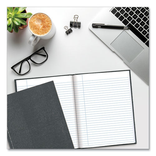 Image of Blueline® Executive Notebook, 1-Subject, Medium/College Rule, Cool Gray Cover, (72) 9.25 x 7.25 Sheets