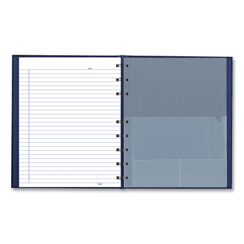 Image of Blueline® NotePro Notebook, 1-Subject, Medium/College Rule, Indigo Blue Cover, (75) 9.25 x 7.25 Sheets