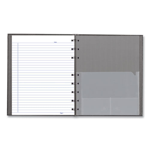 Image of Blueline® NotePro Notebook, 1-Subject, Medium/College Rule, Cool Gray Cover, (75) 9.25 x 7.25 Sheets
