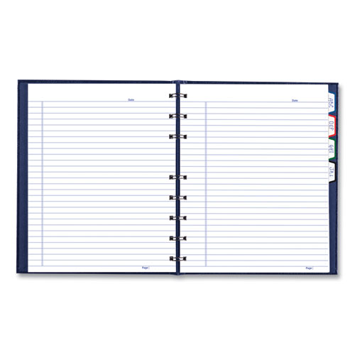 Image of Blueline® NotePro Notebook, 1-Subject, Medium/College Rule, Indigo Blue Cover, (75) 9.25 x 7.25 Sheets