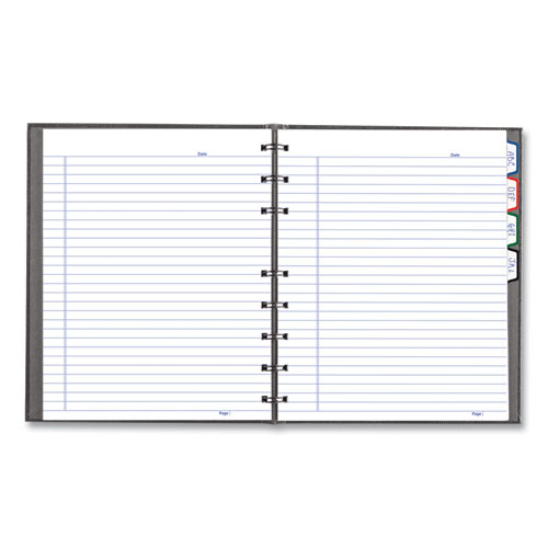 Image of Blueline® NotePro Notebook, 1-Subject, Medium/College Rule, Cool Gray Cover, (75) 9.25 x 7.25 Sheets