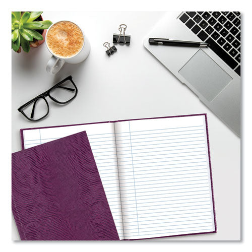 Image of Blueline® Executive Notebook, 1-Subject, Medium/College Rule, Grape Cover, (72) 9.25 x 7.25 Sheets