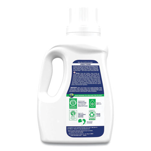Image of Arm & Hammer HE Compatible Liquid Detergent, Unscented, 50 Loads, 50 oz Bottle, 8/Carton