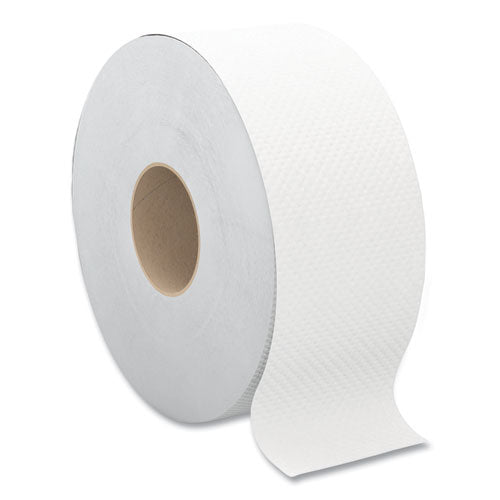 Image of GEN Jumbo Bath Tissue, Septic Safe, 2-Ply, White, 3.5" x 750 ft, 12/Carton